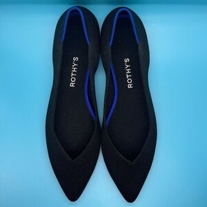 NWT 11.5 Rothy’s The Point in Black